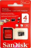 catão de memoria 4gb